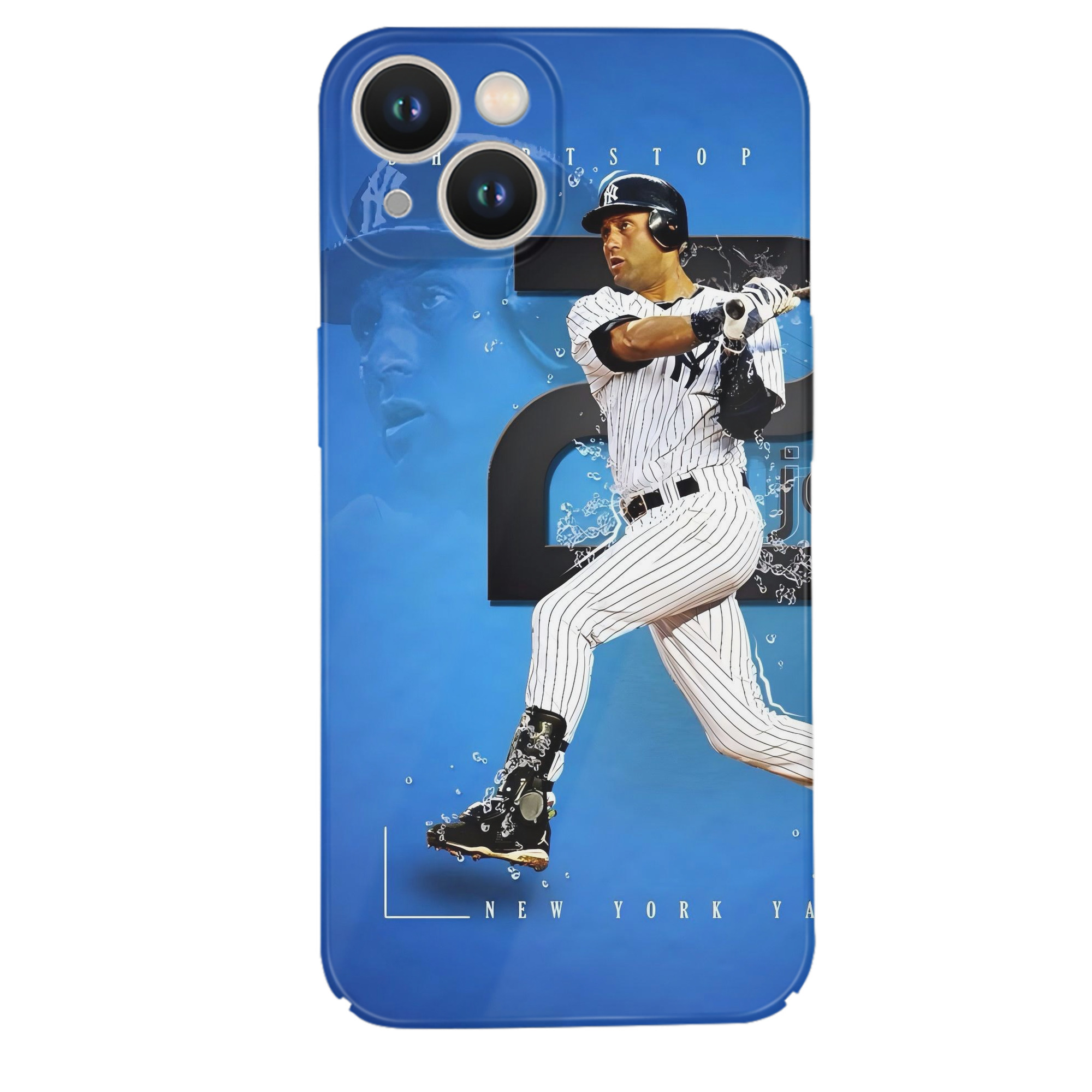 Derek Jeter 107 IPhone 14 Series Full-Cover Hard Case – Shockproof With Raised Camera Protection – Precise Cutouts, Wireless Charging Compatible – Durable, Anti-Yellowing, Easy To Clean